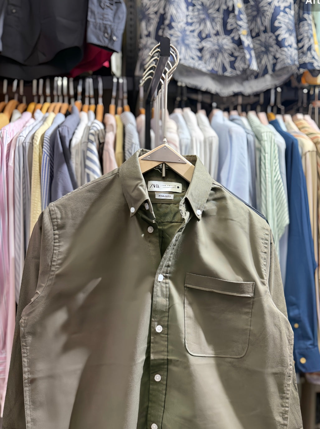 OLIVE Pocket Oxford Shirt