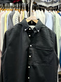 BLACK Pocket Oxford Shirt