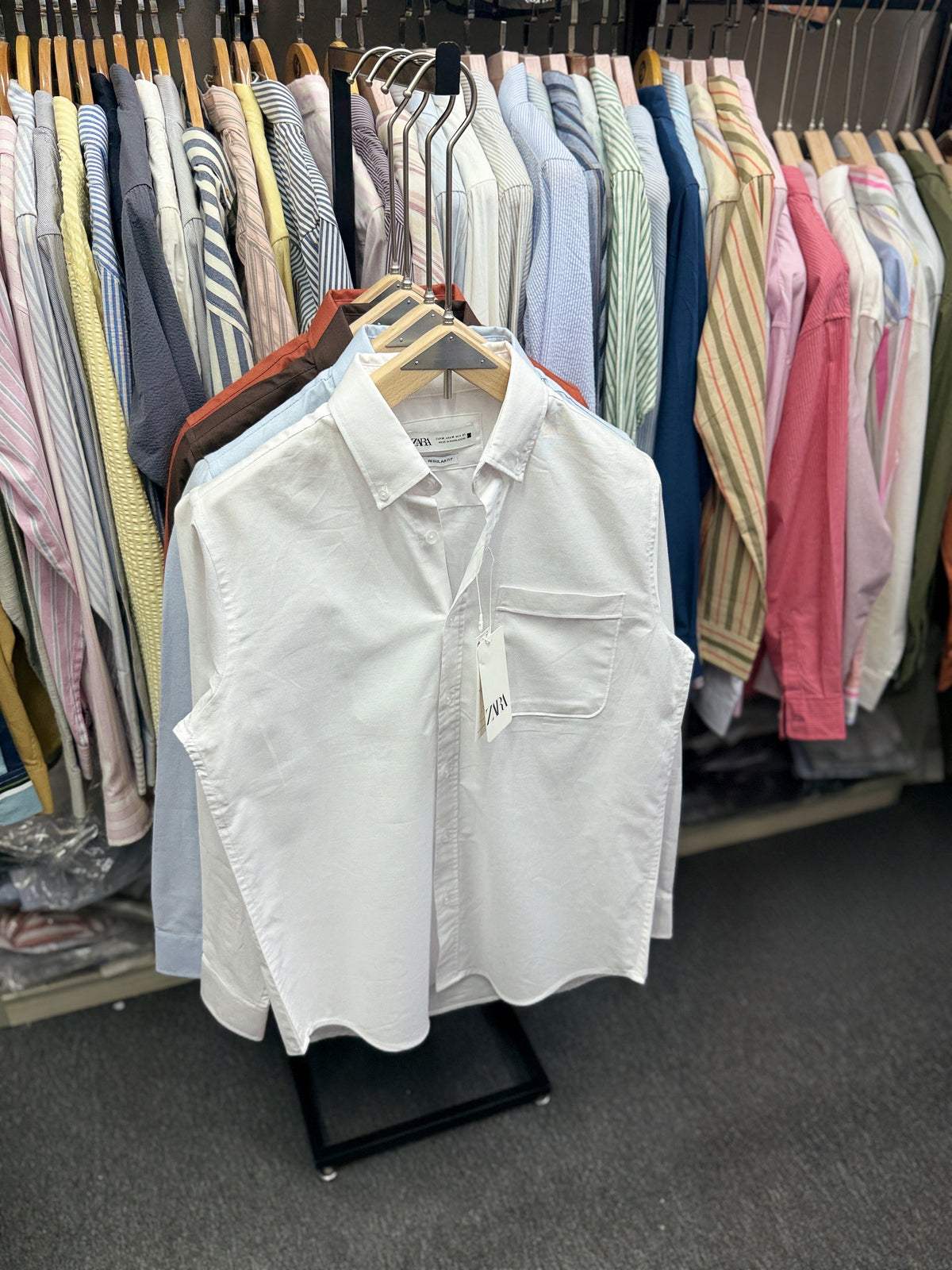 White Pocket Oxford Shirt