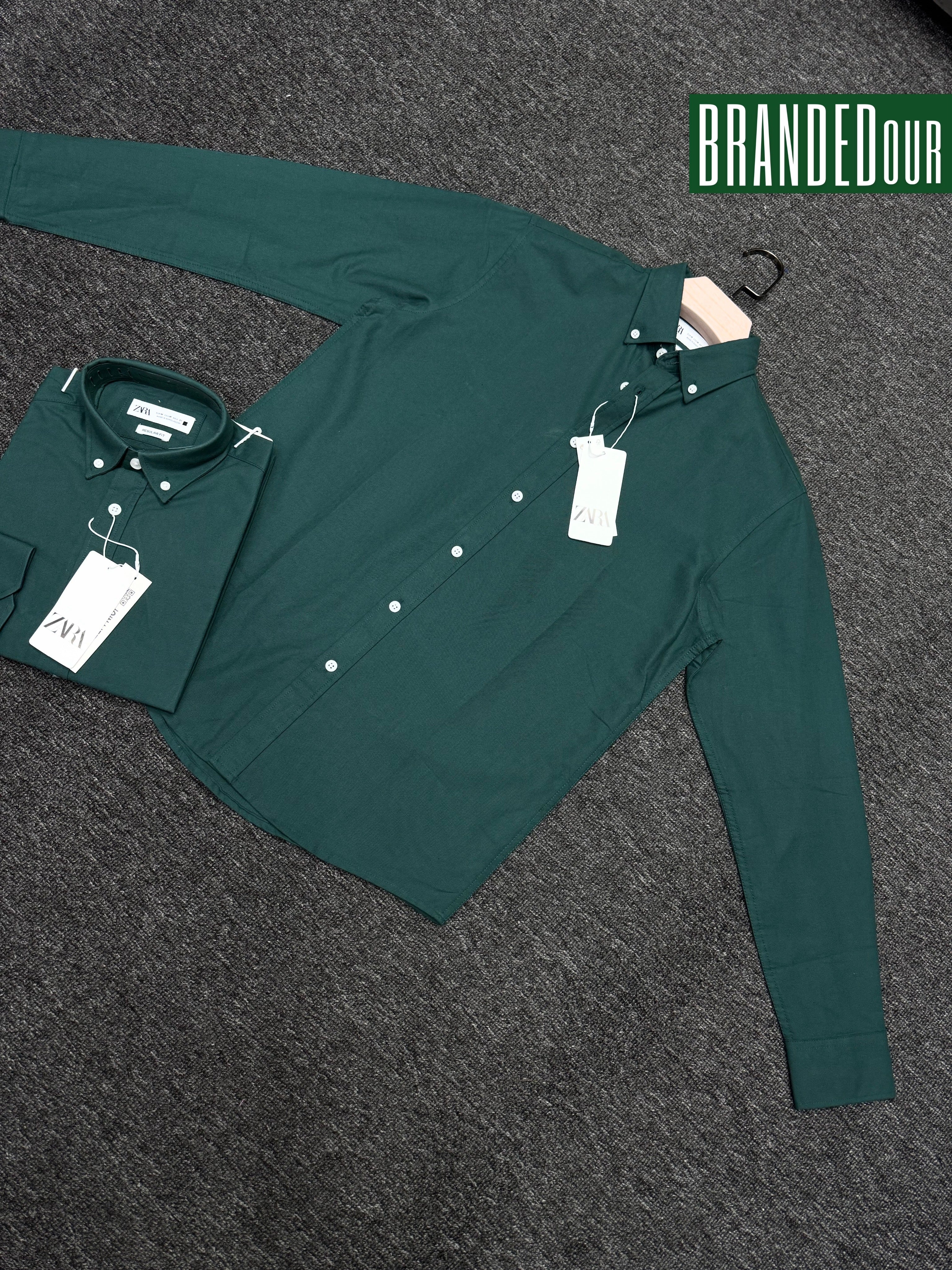 ZARA* OXFORD | FOREST TEAL
