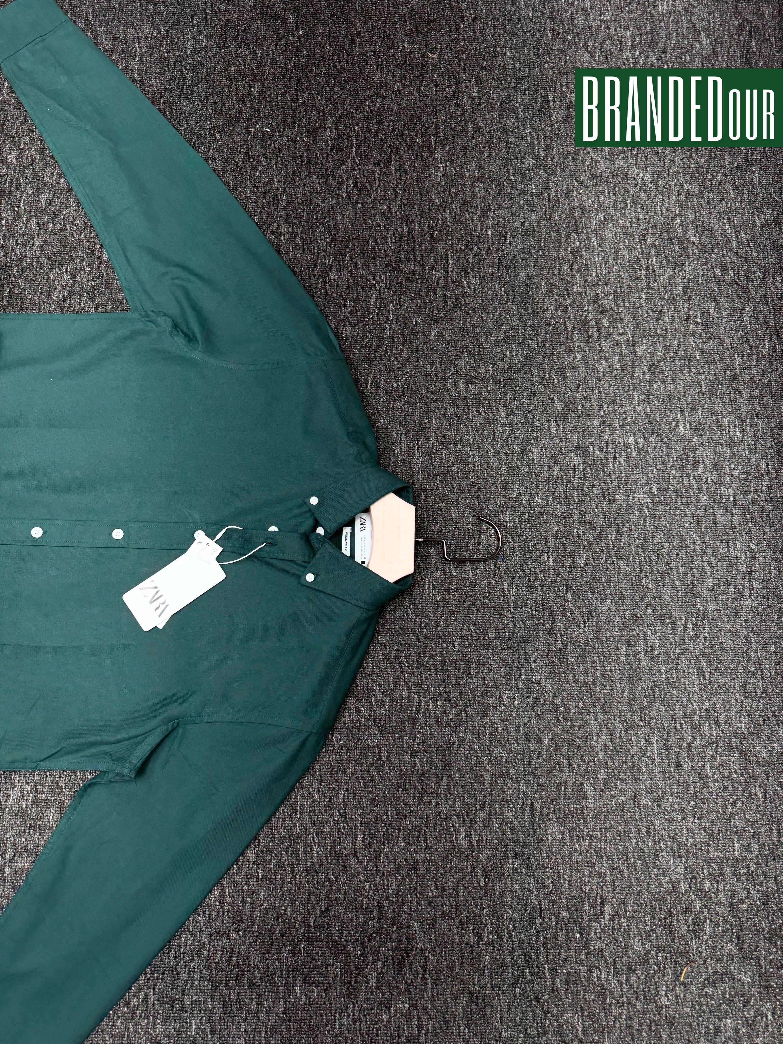 ZARA* OXFORD | FOREST TEAL