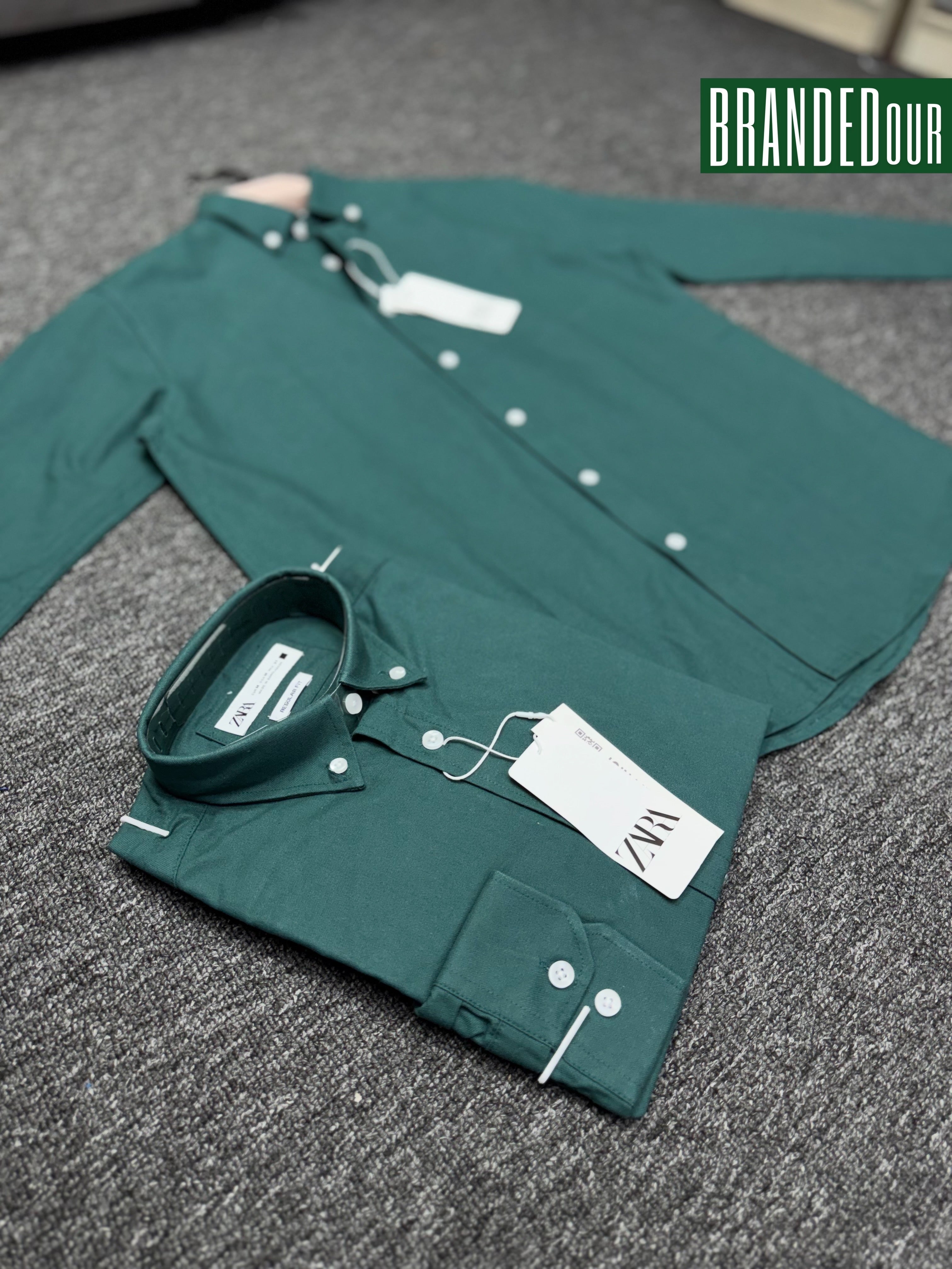 ZARA* OXFORD | FOREST TEAL