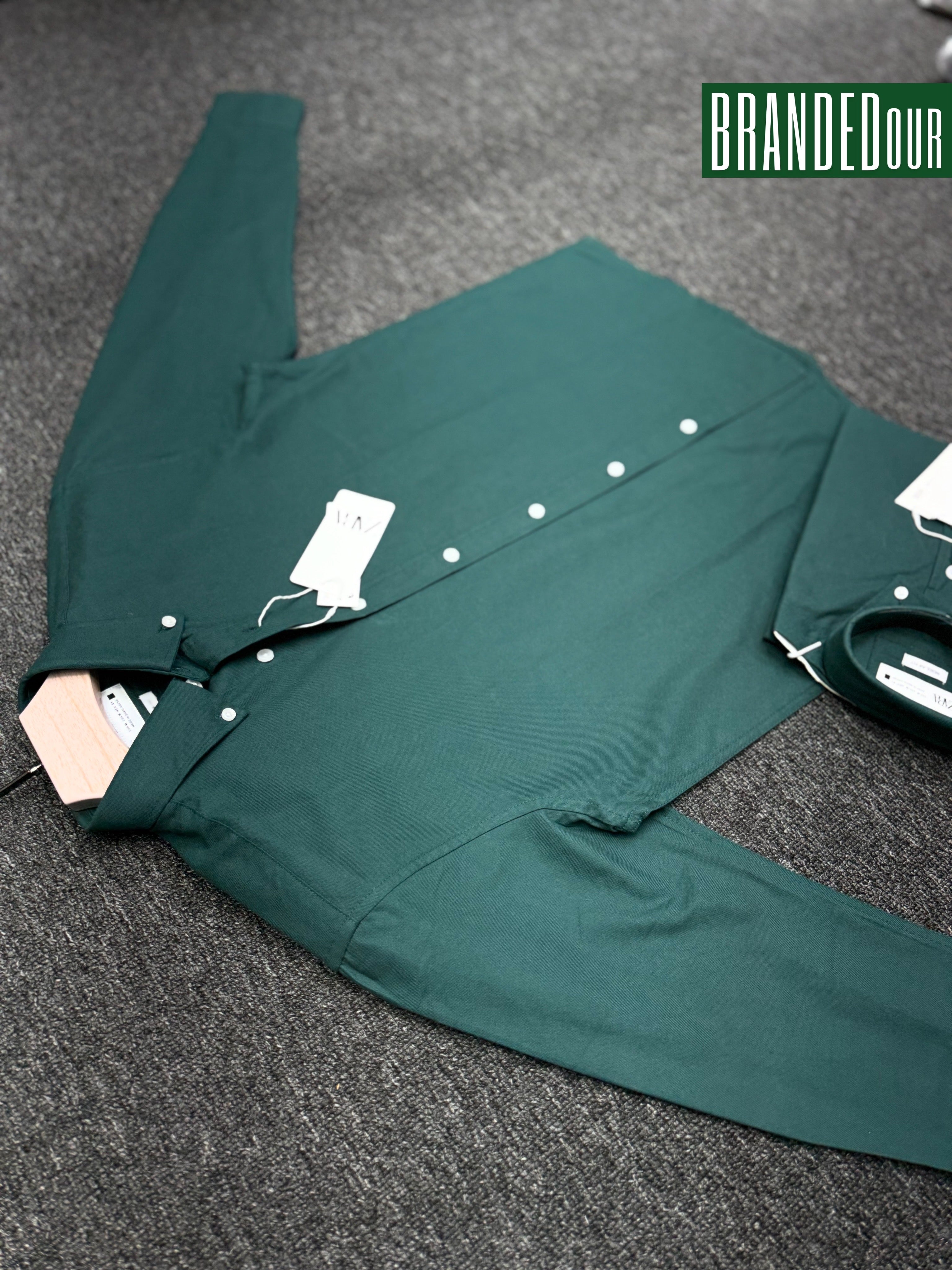 ZARA* OXFORD | FOREST TEAL