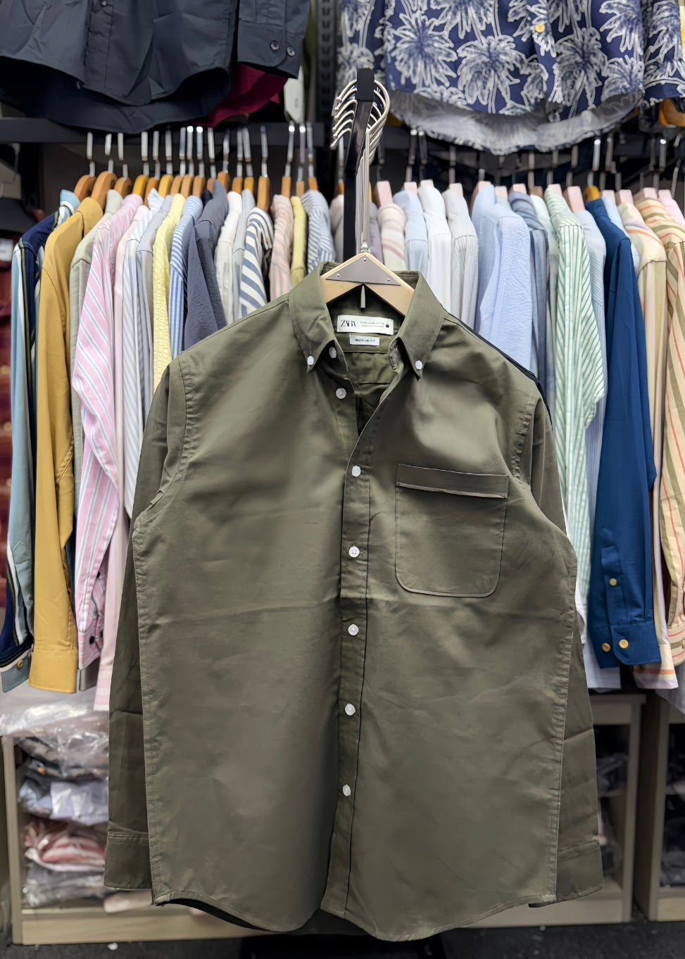 OLIVE Pocket Oxford Shirt
