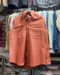 TERRACOTTA ORANGE Pocket Oxford Shirt