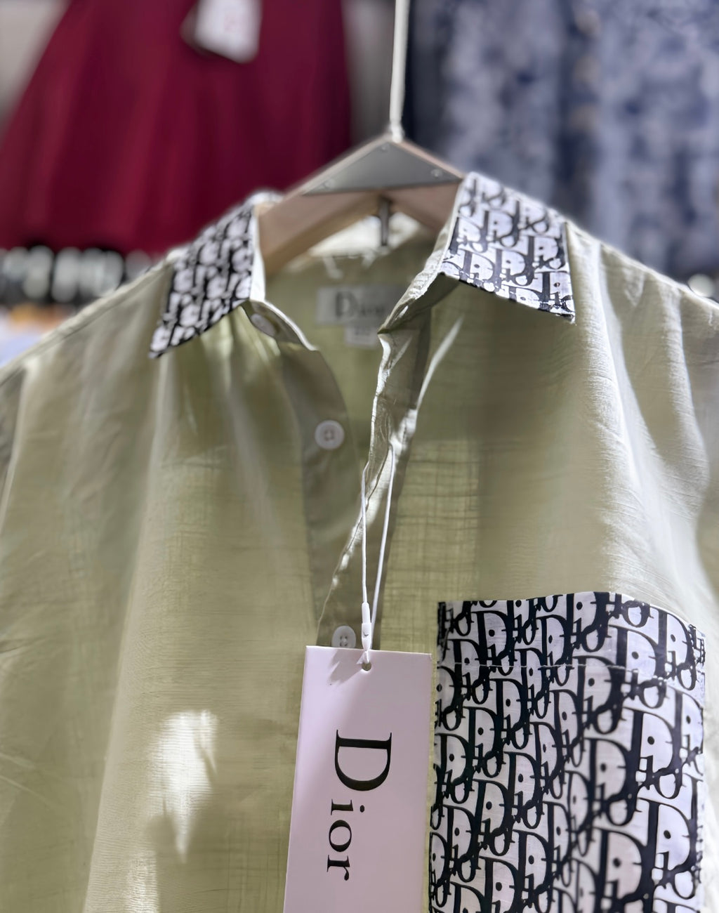 DIOR inspired crafted full sleeve shirt