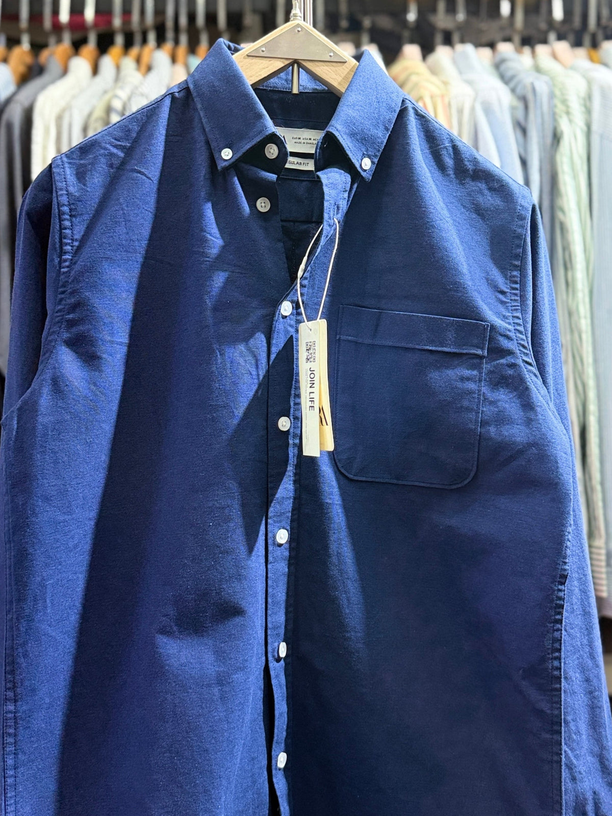 BLUE Pocket Oxford Shirt