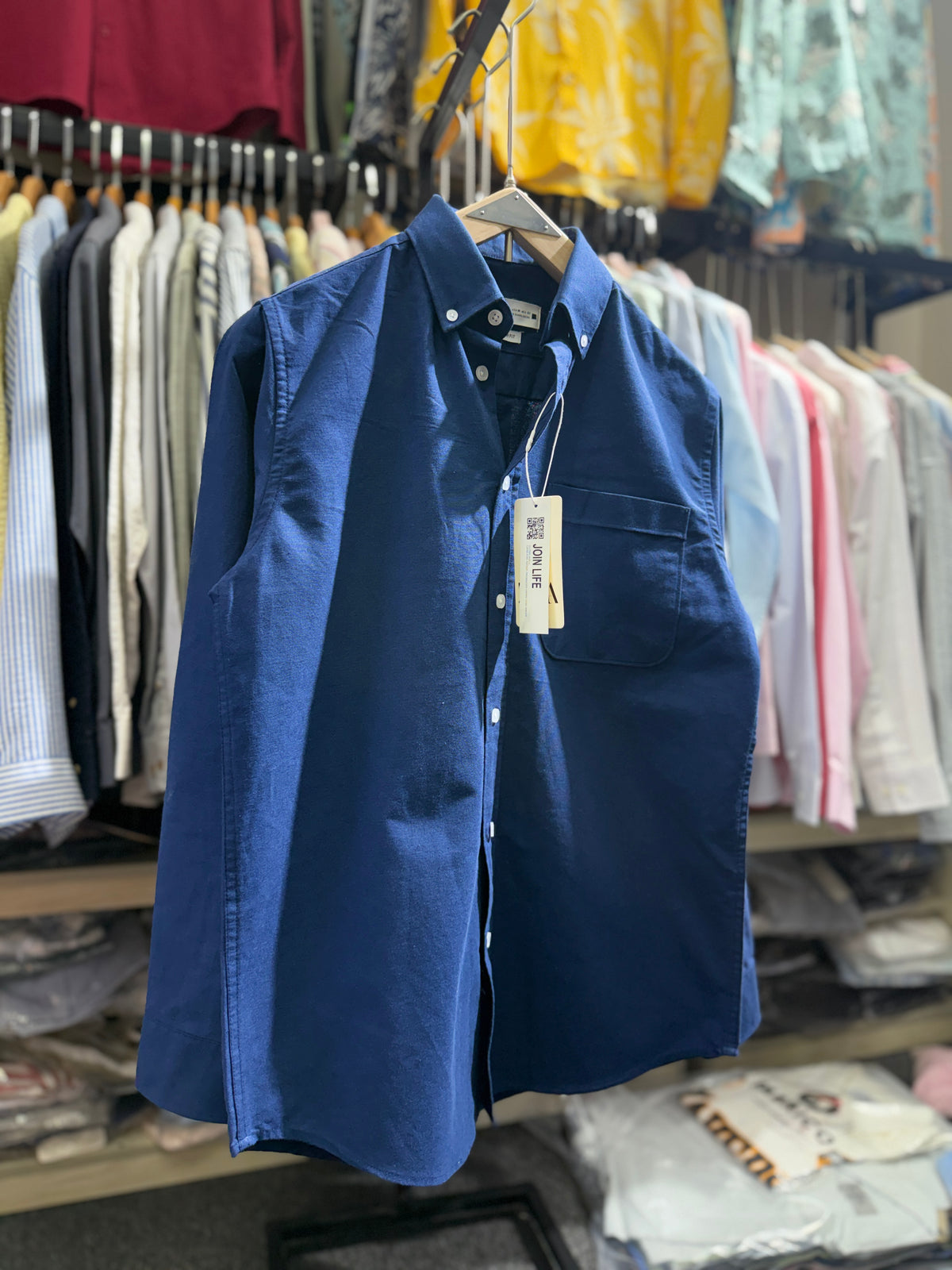 BLUE Pocket Oxford Shirt