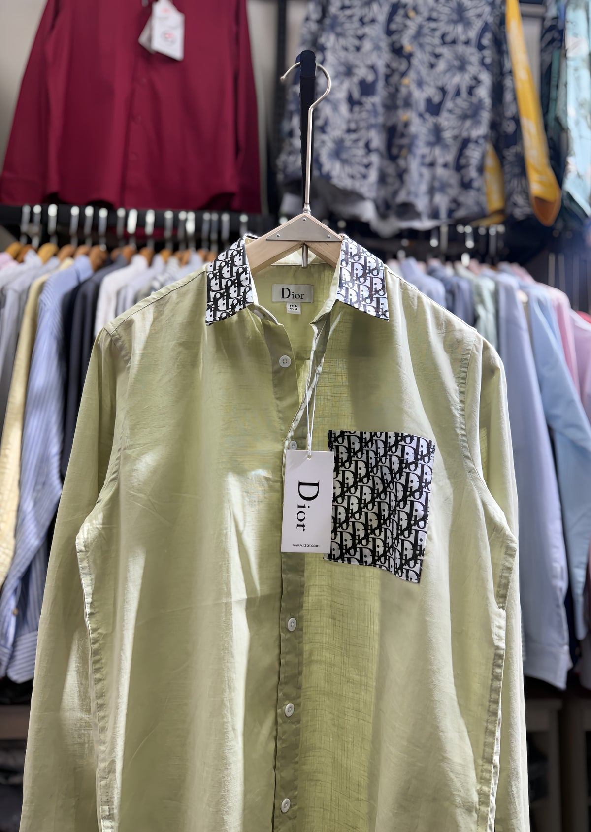 DIOR inspired crafted full sleeve shirt